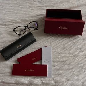 Cartier prescription glasses, barely used, authentic.